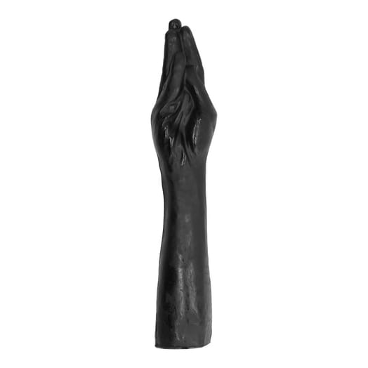 X-MAN All Black No 21 Hand mit Arm Dildo - 38 cm