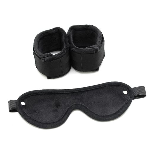 Rimba Soft Bondage Set (Maske und Handschellen)