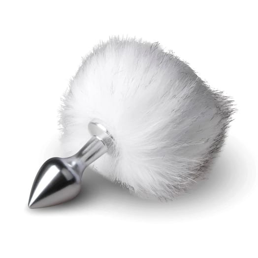 EasyToys Bunny Analplug mit Hasenschwanz - Weiss