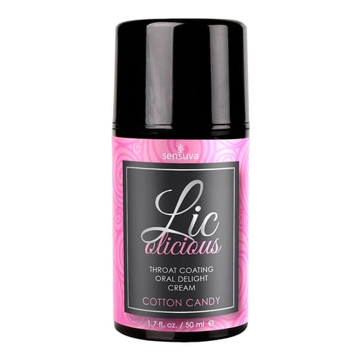 Sensuva Lic-O-Licious aromatisierte Creme für Fellatio - Zuckerwatte