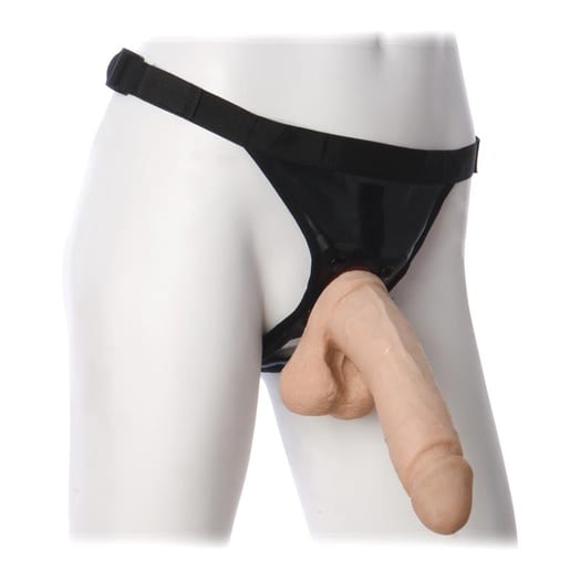 Harnais avec dildo Doc Johnson Vac-U-Lock Ultra Harness 8"