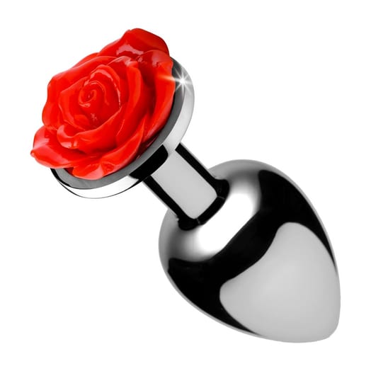 Plug anal avec rose rouge Booty Sparks - M