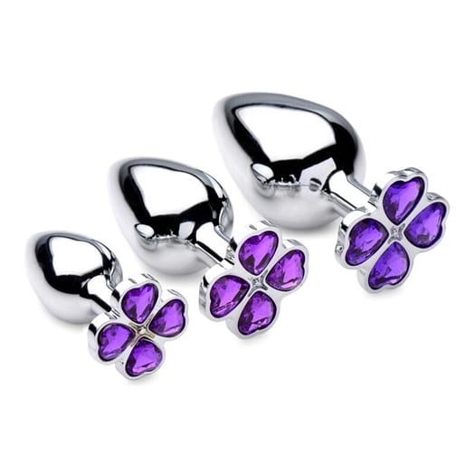 Coffret d'entraînement anal Booty Sparks Flower Gem (3 pièces)