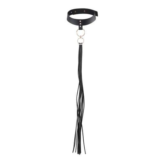 Bijoux Indiscrets Maze Tassel Halsband - Schwarz