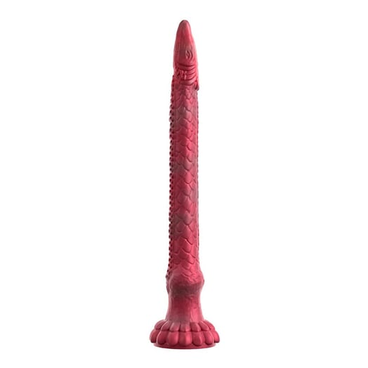 Beasty Cocks The Enormous Eel XXL-ausserirdischer Dildo - 61 cm - Rot