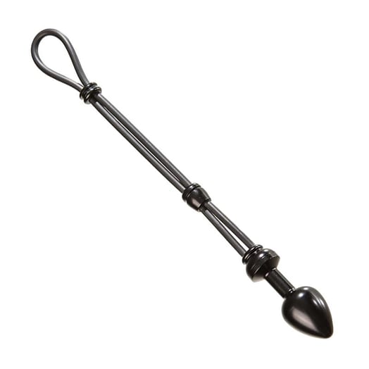 Double anneau pénien & plug anal Malesation Cock Grip Plug (S)