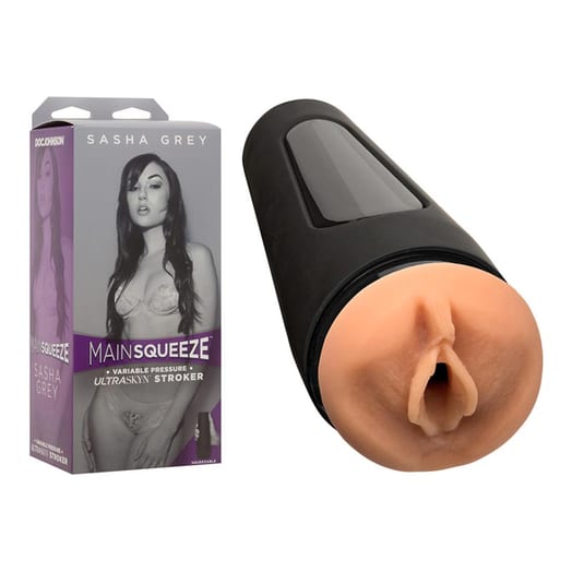 Doc Johnson Main Squeeze Masturbator - Sasha Grey