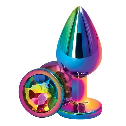 NS Novelties Rear Assets Analplug - Rainbow (M)