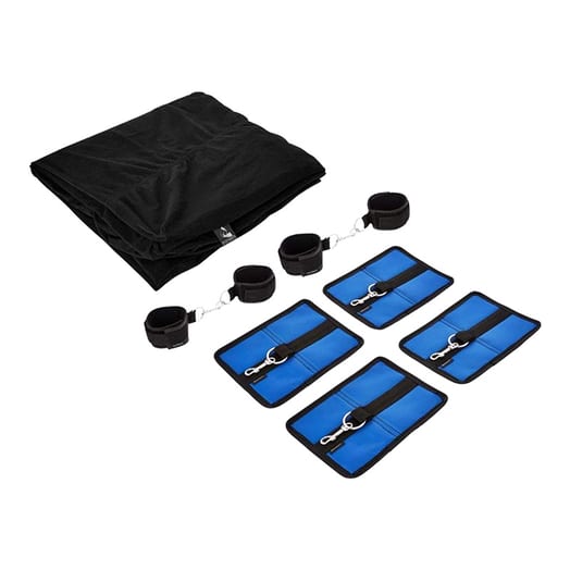 Kit de bondage Sportsheets Housse de lit + Attaches - King Size