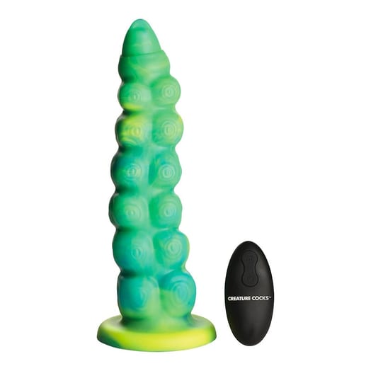 Vibromasseur alien va-et-vient Creature Cocks Squirmer - 22.5 cm