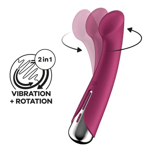 Satisfyer Spinning G-Spot Rotary G-Punkt Vibrator - Bordeaux
