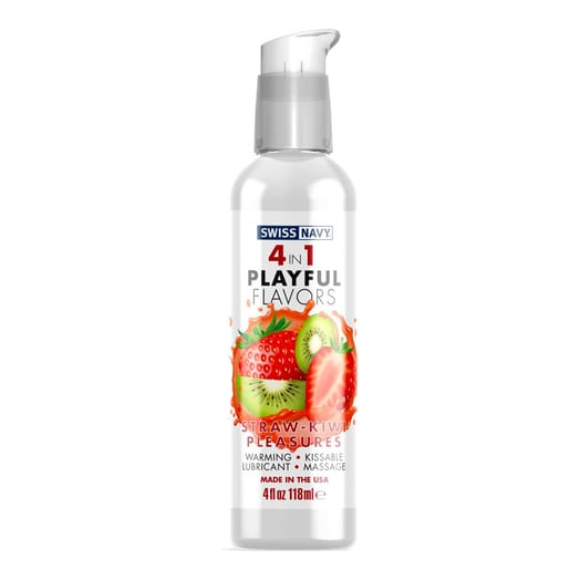 Swiss Navy Gleitmittel - Erdbeere und Kiwi - 118 ml (Wasserbasis)
