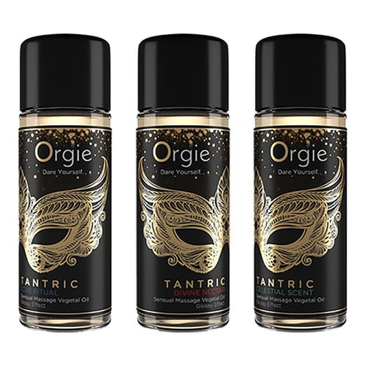 Orgie Tantric Massageöle Set - 3 x 30 ml