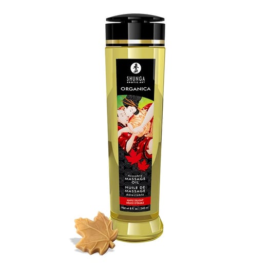 Shunga Organica Bio Massageöl - Ahorn Genuss - 240 ml