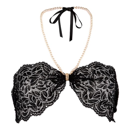 Bracli Top BH mit Perlen - Schwarz