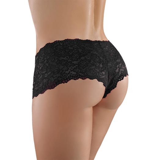 Adore by Allure Lingerie Panty ouvert Candy Apple - Noir