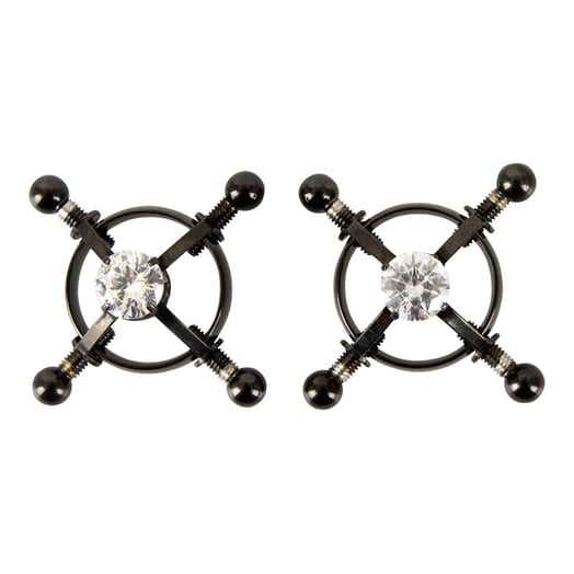 Pinces à tétons avec bijoux Bad Kitty
