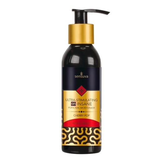 Lubrifiant stimulant Sensuva Insane - Cerise - 125 ml