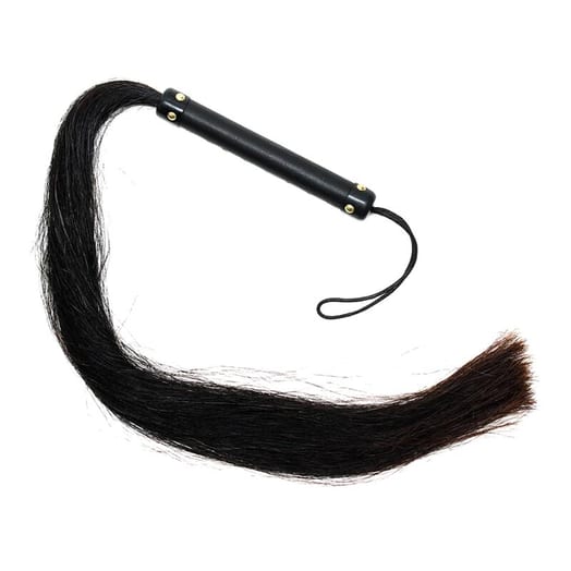Fouet en crin de cheval - 85 cm